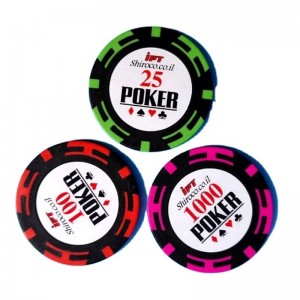 Custom printing Golf clay poker chip Casino Poker Chip