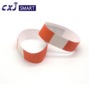Weggooibare Tyvek RFID-armbande