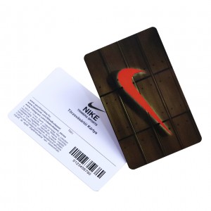 Custom Plastic PVC cheap membership barcode card