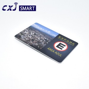 Прилагодена пластична PVC NFC MIFARE Ultralight C картичка