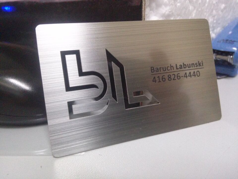 Custom Metal Card Factory - Customized stainless steel metal visiting card metal business card – Chuangxinji