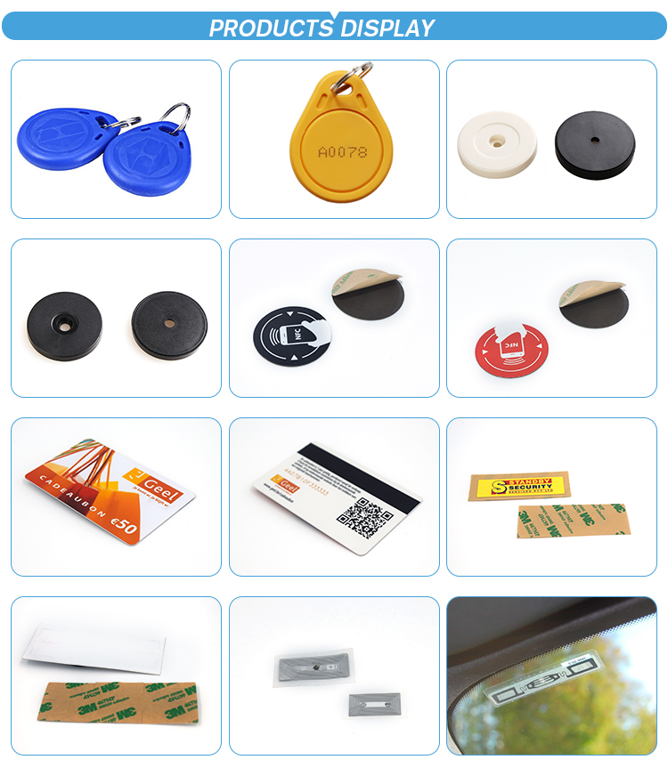 Mukautettu vedenpitävä PVC PET RFID metallinen NFC-tunniste (1)