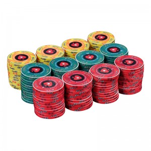 Custom ceramic ept poker chips