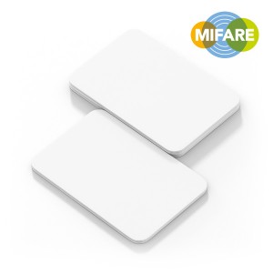 بطاقة 13.56 ميجا هرتز بيضاء فارغة RFID للتحكم في الوصول بدون تلامس