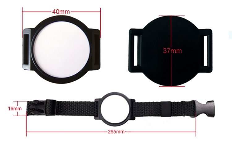 Nylon RFID nfc Wristband (5)
