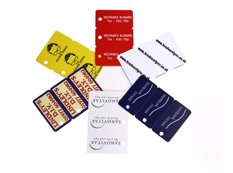 Plastic PVC Key Tag Business gift card Combo Card 3 in1 pvc keyfob (2)