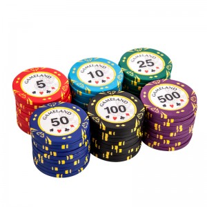 Custom printing golf clay Casino Poker Chip