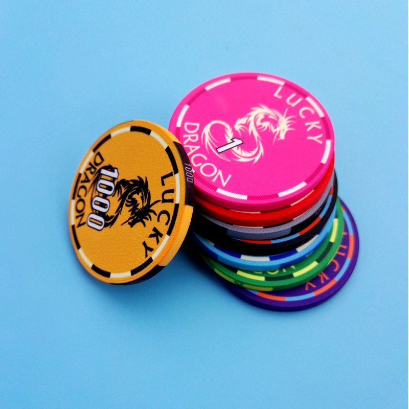 Factory Cheap Hot Blank Chip Card - Custom ceramic golf poker chip Casino Poker Chip – Chuangxinji