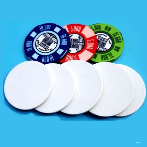Custom Ept Poker Chips Set –  Blank white sublimation ceramic poker chip – Chuangxinji